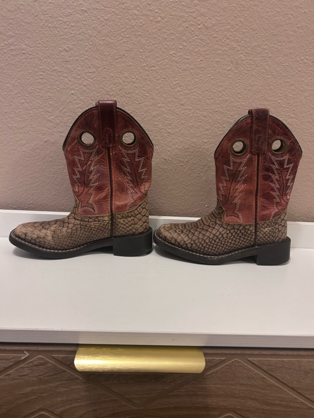 Smoky Mountain Brown Kids Cowboy Boots - Picture 3 of 5